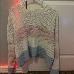 color block sweater